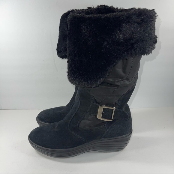 Pajar Canada Natasha Black Quilted Boots EU 37 (US 6-6.5) - Picture 4 of 7